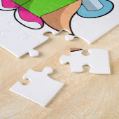 Puzzle Vaccination au chat avec seringue (Côté)