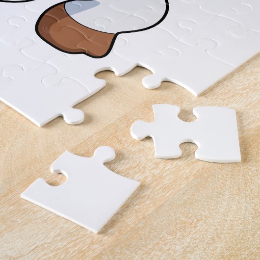 Puzzle Vache à la course (Côté)