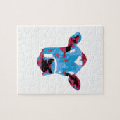 Puzzle Vache à style d'art de bruit (Horizontal)