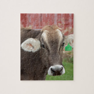 Puzzle Vache à Suisse Brown