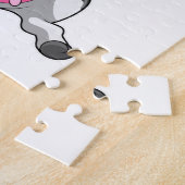 Puzzle Vache au Poker avec cartes de Poker (Côté)