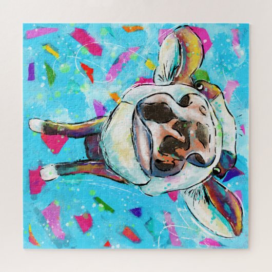 Puzzle Vache d'encre à griffes moo-rifique (Horizontal)