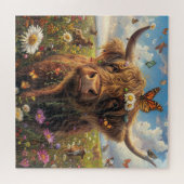 Puzzle Vache des Highlands (Horizontal)