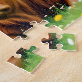 Puzzle Vache des Highlands Animal Nature Faune Affection (Côté)