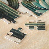 Puzzle Vache des Highlands Boho Western (Côté)