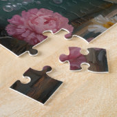 Puzzle Vache des Highlands dans une baignoire florale (Côté)