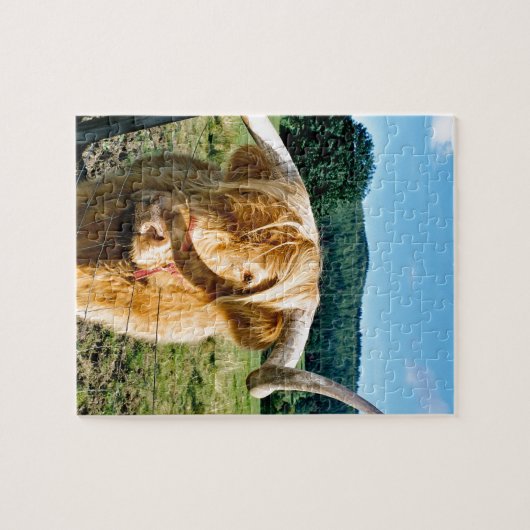 Puzzle Vache des montagnes (Horizontal)