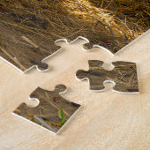 Puzzle Vache Holstein debout dans un seau rouillé (Côté)