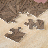 Puzzle Vache Jersey Adorable Fleur Rose (Côté)