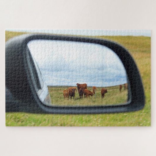 Puzzle Vaches dans le miroir (Horizontal)