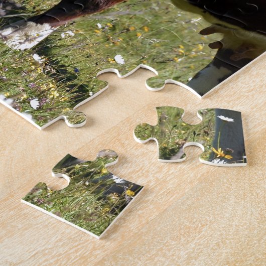 Puzzle Vaches dans les Alpes français (Côté)