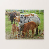 Puzzle Vaches de ferme (Horizontal)