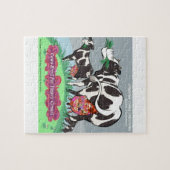 Puzzle Vaches faisant de la crème épaisse dessin animé dr (Horizontal)