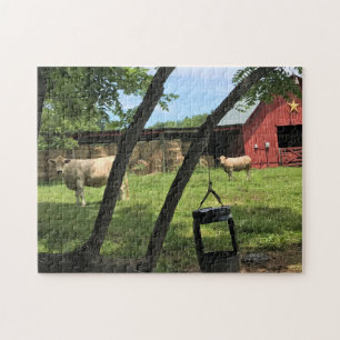 Puzzle Vaches, toile de Caroline du Nord rurale Imprimer