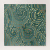 Puzzle Vague d'or : Traditionnel luxe oriental (Horizontal)