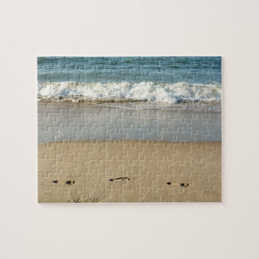 Puzzle Vague et empreintes  - (Horizontal)