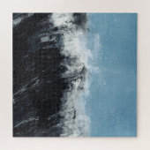 Puzzle Vague marine : design peint à la main (Horizontal)