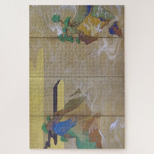 Puzzle Vagues à Matsushima (gauche), Tawaraya Sotatsu (Vertical)