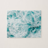 Puzzle Vagues bleues de l'océan (Horizontal)