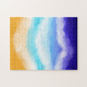 Puzzle Vagues bleues et Turquoises majestueuses sur le ri (Horizontal)