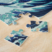 Puzzle Vagues bleues Hokusai (Côté)