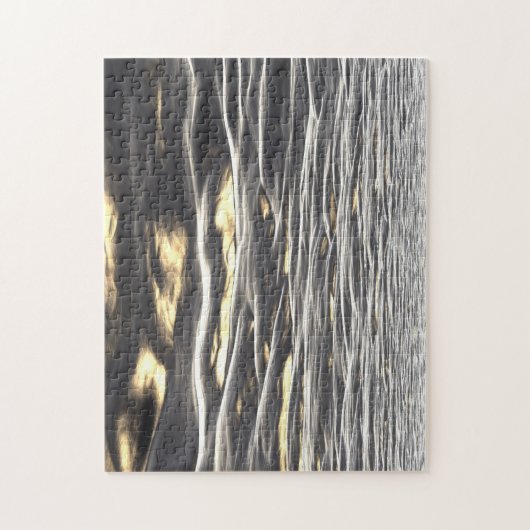 Puzzle vagues de coucher de soleil (Vertical)