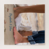 Puzzle Vagues de plage tropicale Couple (Horizontal)