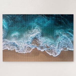 Puzzle Vagues de rivage de plage