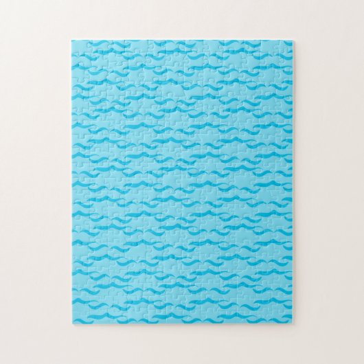Puzzle Vagues d'eau de mer bleu pastel Océan paisible (Vertical)