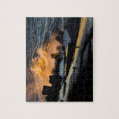 Puzzle Vagues d'or Sunset (Vertical)