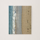 Puzzle Vagues et empreintes - (Vertical)