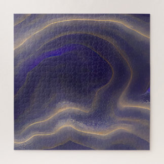 Puzzle Vagues fracturées du paysage marin Abstrait 03