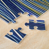 Puzzle Vagues fracturées du paysage marin Abstrait 08 (Côté)
