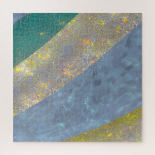 Puzzle Vagues fracturées du paysage marin Abstrait 16