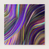 Puzzle Vagues fracturées du paysage marin Abstrait 24 (Horizontal)