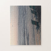 Puzzle Vagues océaniques avec chaises vides (Vertical)