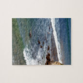 Puzzle Vagues océaniques qui s'écrasent (Horizontal)
