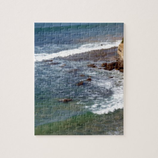 Puzzle Vagues océaniques qui s'écrasent (Vertical)