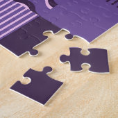 Puzzle Vagues Points Gris : Moderne Sans Fil. (Côté)
