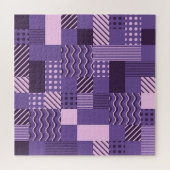 Puzzle Vagues Points Gris : Moderne Sans Fil. (Horizontal)