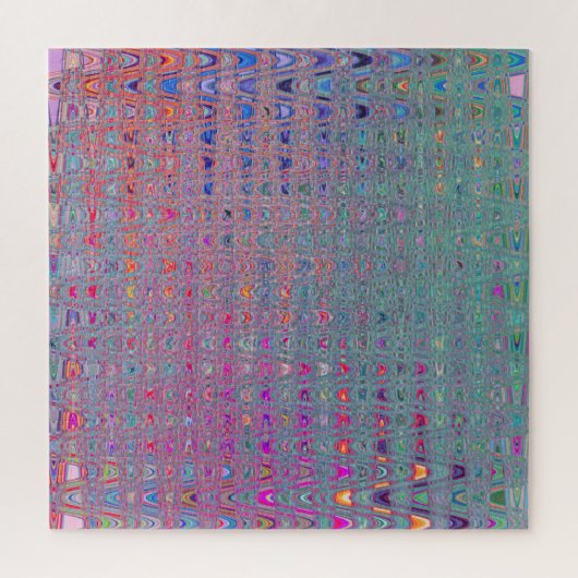 Puzzle Vagues rétro kaléidoscopiques Abstraites (Vertical)