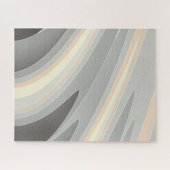 Puzzle vagues rose gris jaune (Horizontal)