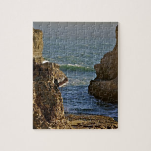 PUZZLE VAGUES SE BRISANT SUR LA CÔTE CALIFORNIENNE ROCHEU