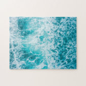 Puzzle Vagues tropicales de l'océan bleu (Horizontal)