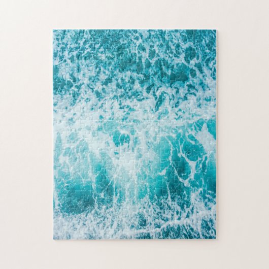 Puzzle Vagues tropicales de l'océan bleu (Vertical)