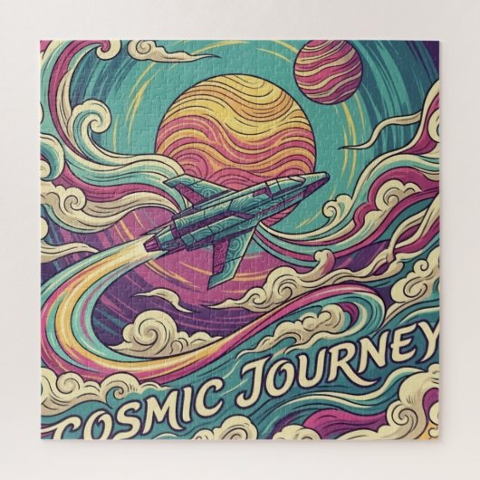 Puzzle Vaisseau spatial Voyage cosmique Espace extra-atmo (Vertical)