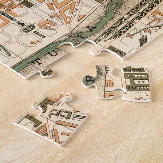 Puzzle Valence Espagne 1904 (Côté)