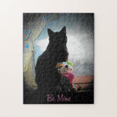 Puzzle Valenpuzzle personnalisé Kitty et Plush (Vertical)