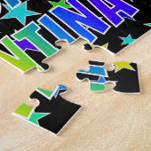 Puzzle "VALENTINA" First Name, Fun "HAPPY BIRTHDAY" (Côté)