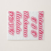 Puzzle Valentine bout hakunamatata drôle couleurs romanti (Horizontal)